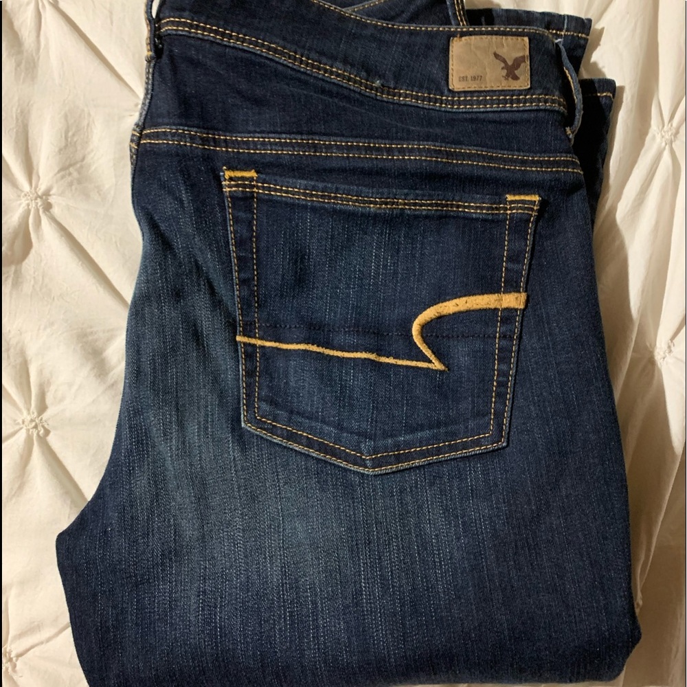 American eagle kick boot jeans size 14L $25